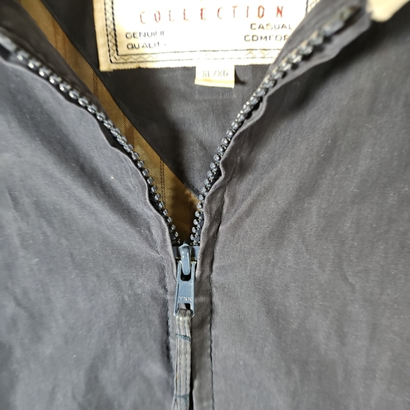 Aberdeen Collection Navy Bomber Jacket Men Size XL - Picture 5 of 8